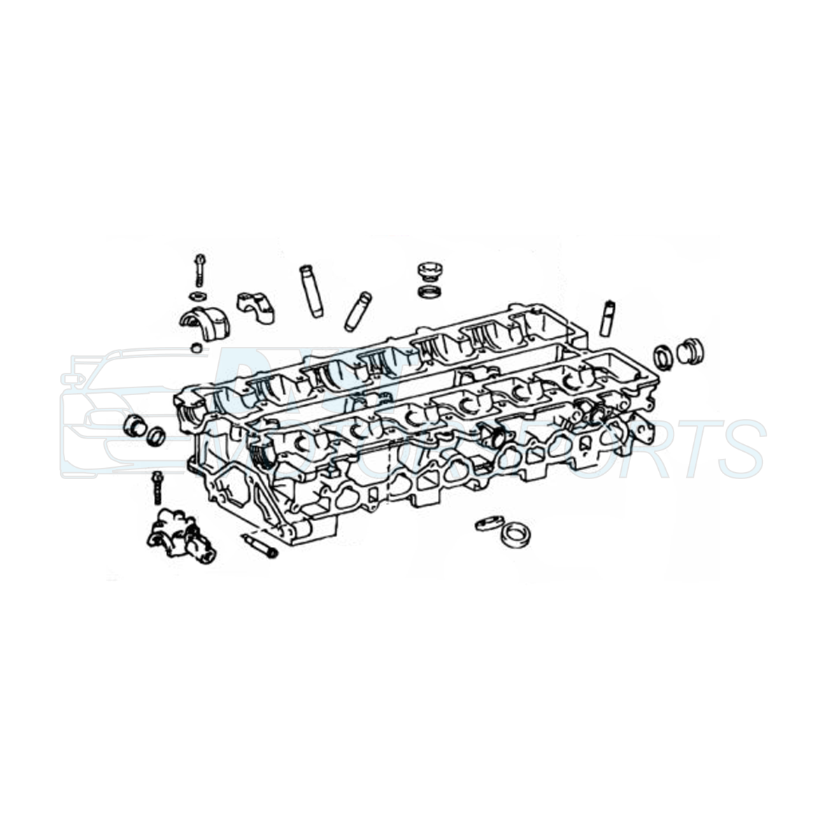 Genuine OEM 2JZGTE Bare Head (Non-VVTi / VVTi)