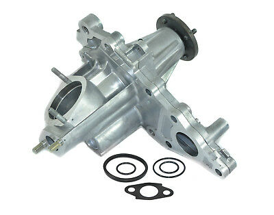 a metal object waterpump with metal gaskets and rubber seals on a white background with a DNST Motorsports watermark