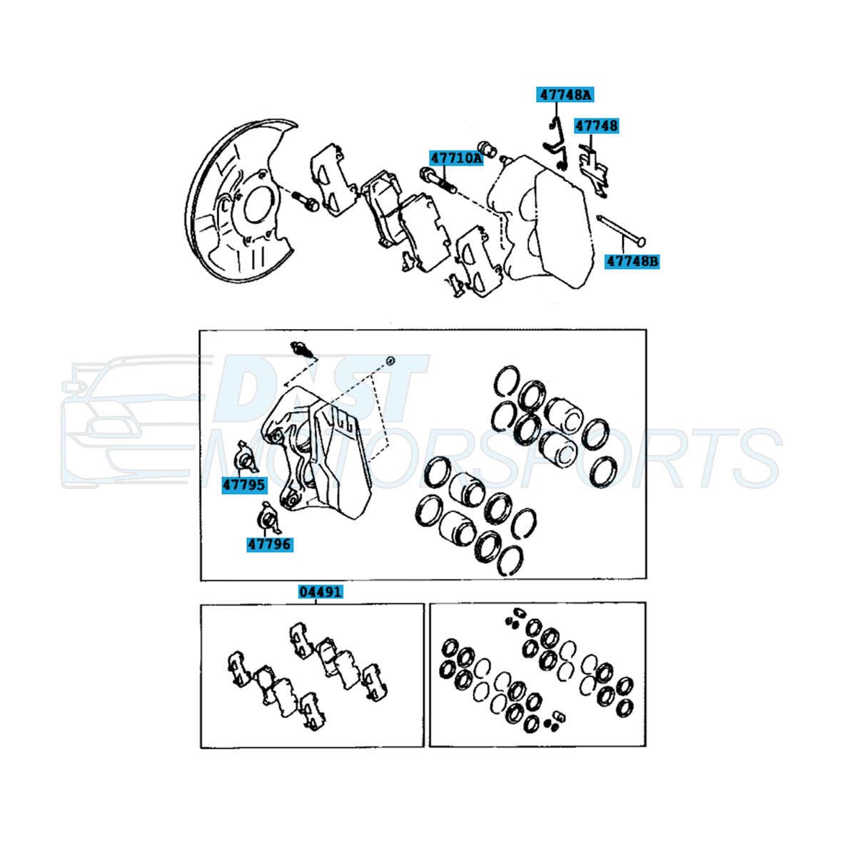 Genuine OEM Toyota Supra Turbo Calipers