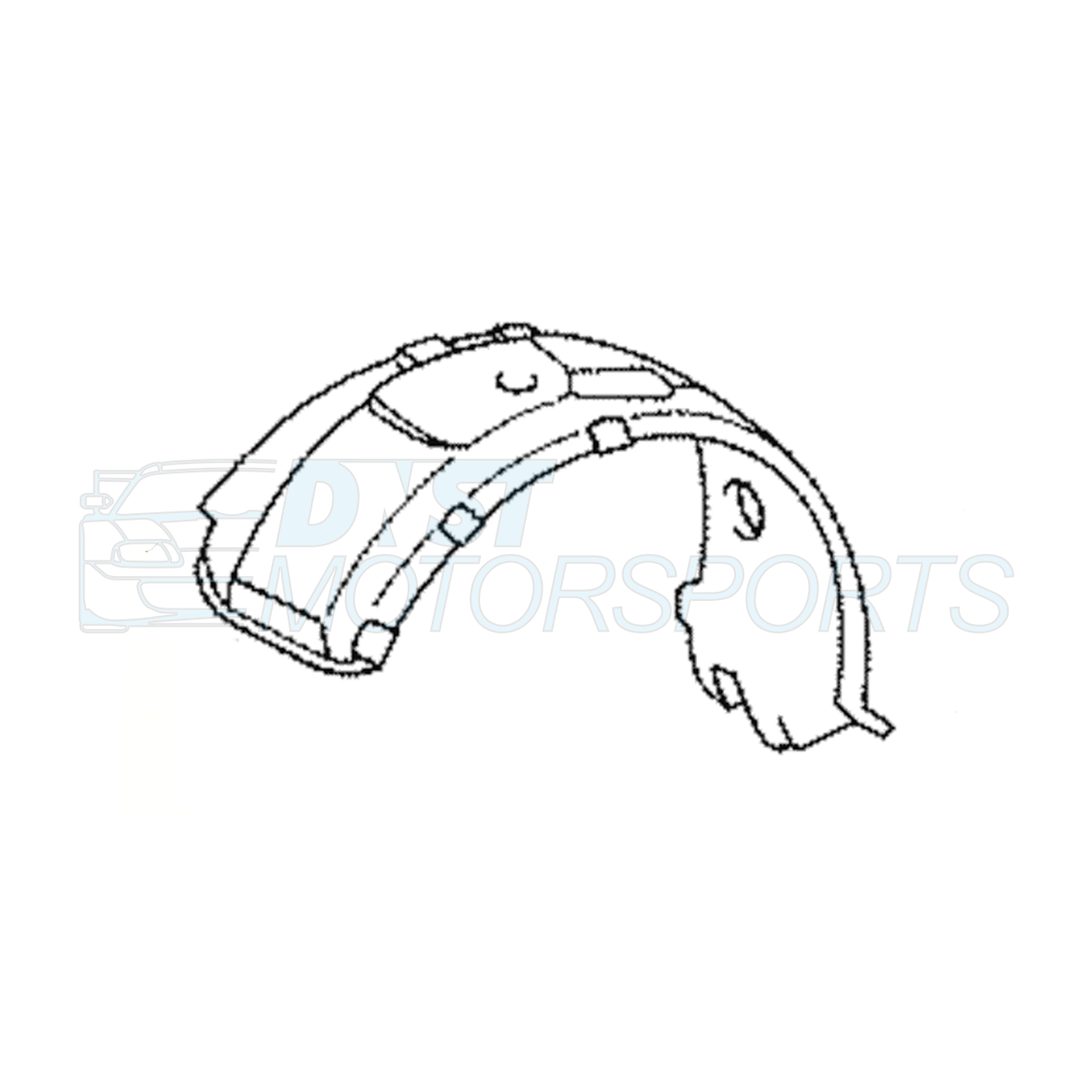 Genuine OEM Toyota Supra JZA80 Upper Front Guard Liner