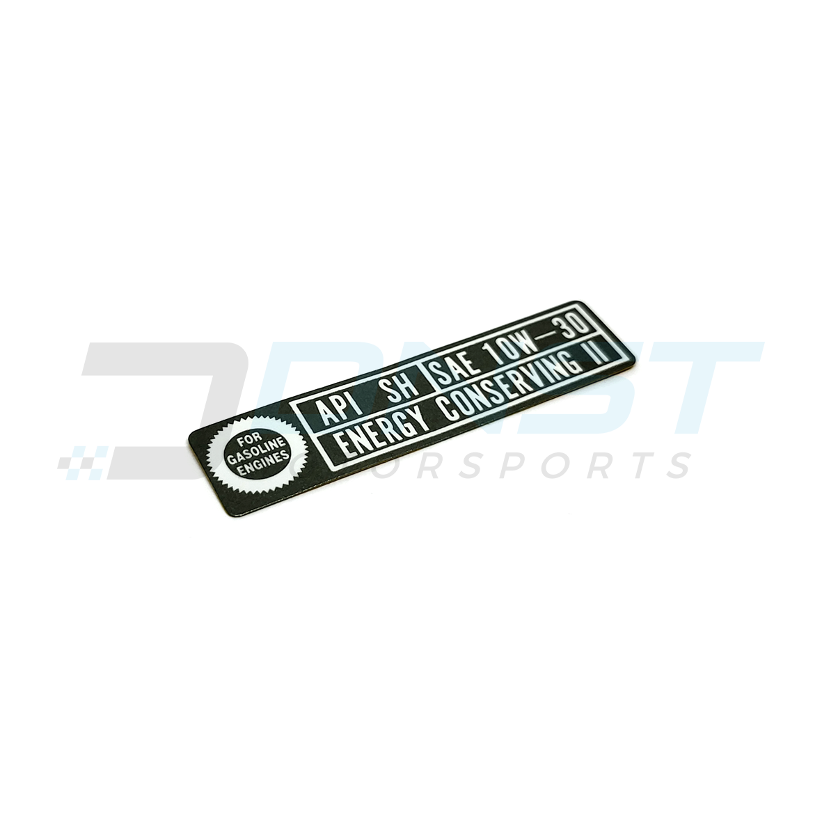 Genuine OEM Toyota Supra JZA80 Oil Rating Sticker