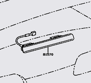 Genuine Centre Tail Light JZA80 - DNST Motorsports