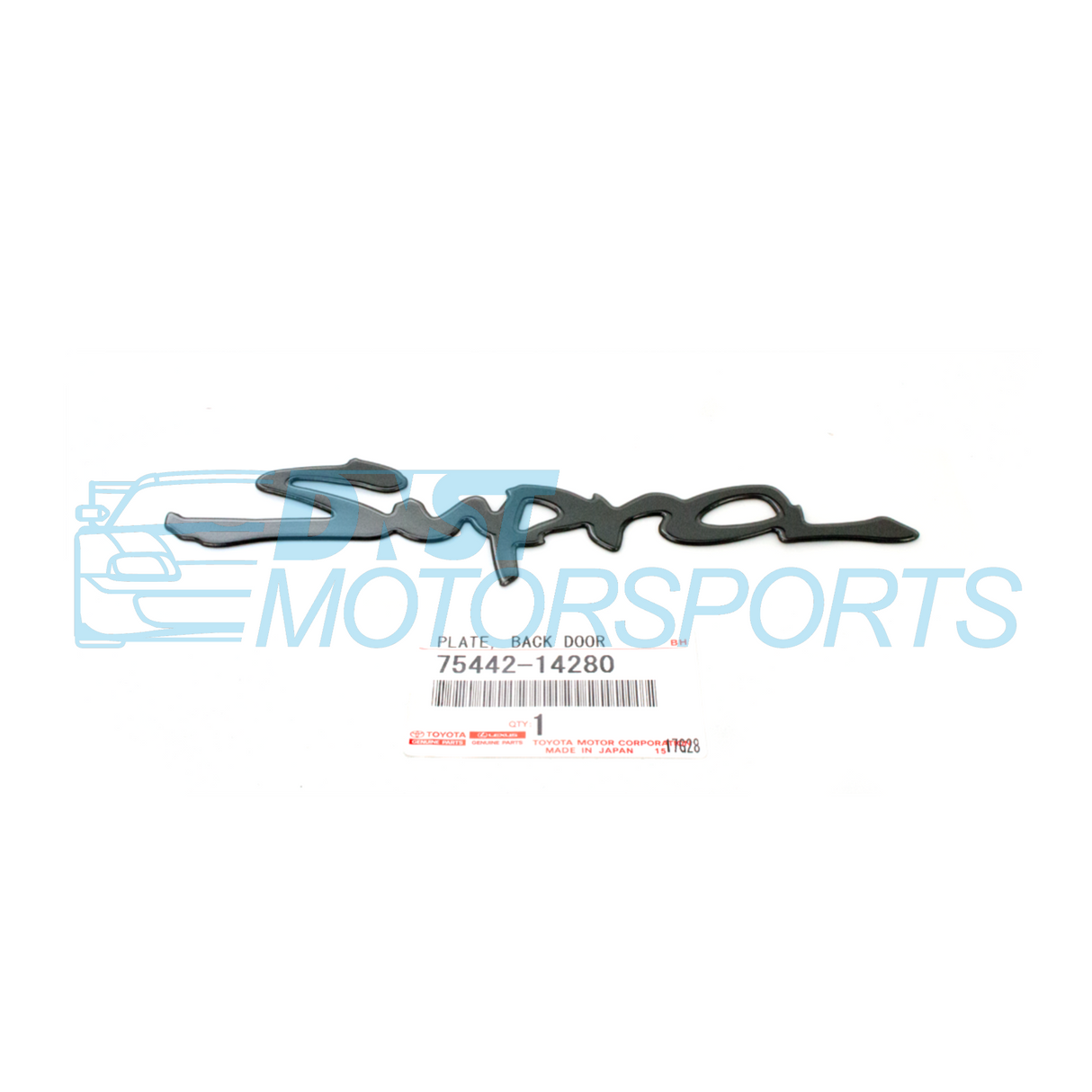 Genuine Rear "Supra" Gel Badge JZA80 - DNST Motorsports