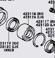 Genuine Rear Wheel Bearing & Oil Seal JZA80 - DNST Motorsports
